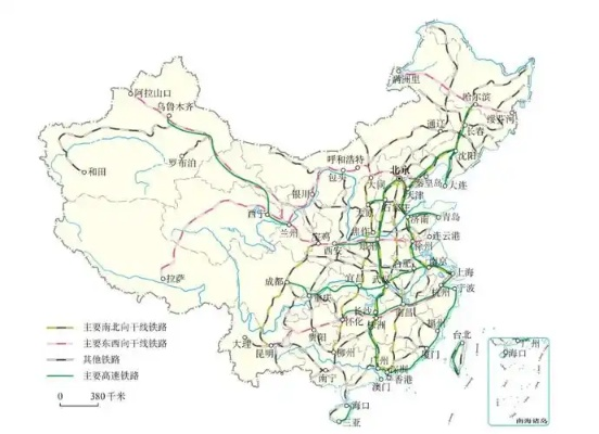 中国地图全图高清版（中国地图全图高清版 铁路）