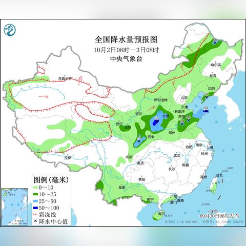 天气预报全国气象图（全国天气图实时地图）