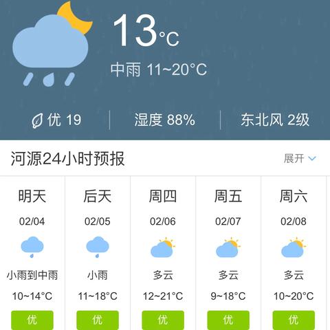 河源天气预报（河源天气预报15天）