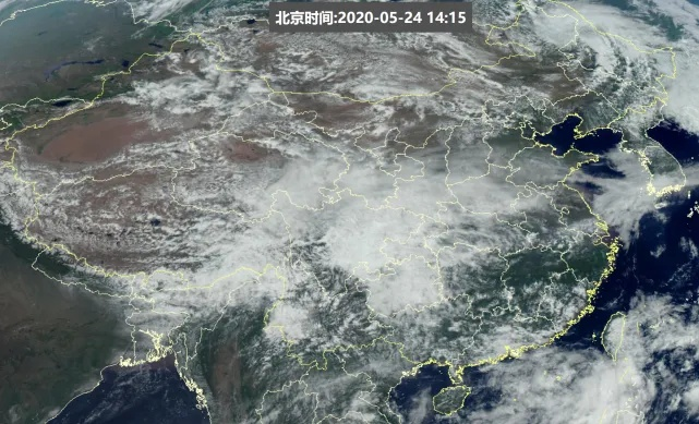 天气云图实况24小时（天气实时云层图）